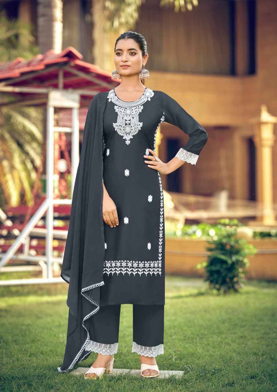 WHITE LOTUS vol-3 By WOODEE 1001 to 1006 Series Beautiful Festive Suits Colorful Stylish Fancy Ethnic Wear Rayon Embroidery Dresses At Wholesale Price